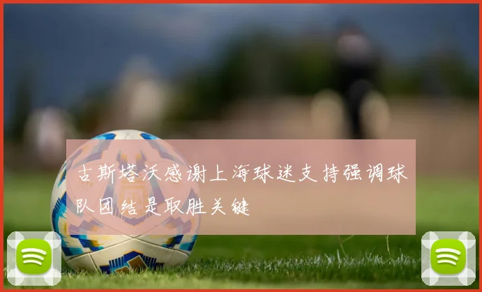 古斯塔沃感谢上海球迷支持强调球队团结是取胜关键